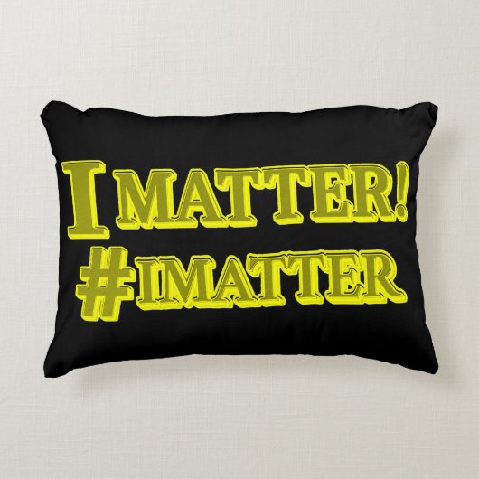 「私たちは大切な存在だ！」かわいいデザイン。いますぐ購入 アクセントクッション (正面)