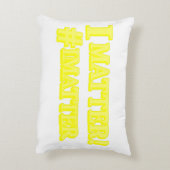 「私たちは大切な存在だ！」かわいいデザイン。いますぐ購入 アクセントクッション (裏面(縦))