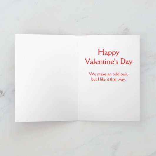 私たちは奇妙なペアを… シーズンカード (内部)