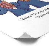 私たちは女の子、卒業女の子を行ったパーソナライズされた ポスター (角)