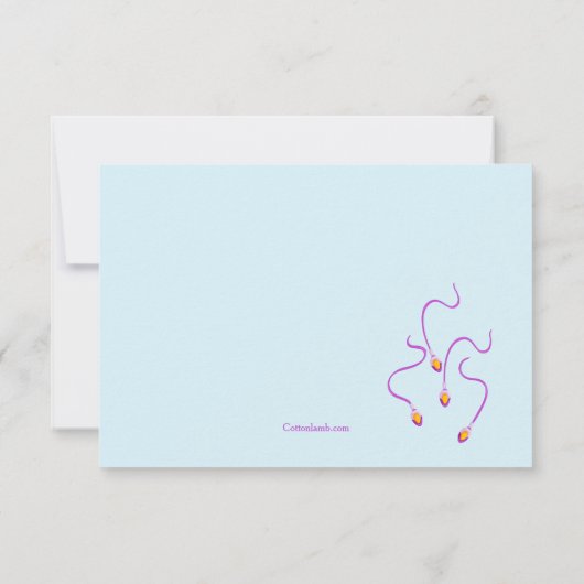 私たちは妊娠の発表を勝ち取った 案内状 (裏面)