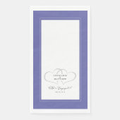 私たちは婚約した婚約の結婚ペリウィンクルブルー (正面)