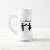 私たちは婚約した ビールジョッキ (左)