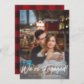 私たちは婚約したVフォトバッファローチェック (正面/裏面)