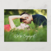 私たちは婚約しました インビテーションポストカード (正面)