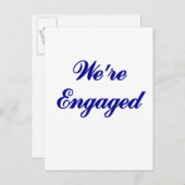 私たちは婚約しました 案内ポストカード (正面/裏面)