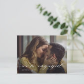 私たちは婚約しました 現代の写真 案内ポストカード (スタンド正面)