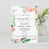 私たちは婚約パーティピン婚約したクフローラ 招待状 (スタンド正面)