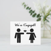 私たちは婚約中です 案内ポストカード (スタンド正面)