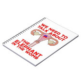 私たちは子宮の中の象について話す必要がある ノートブック (左側)