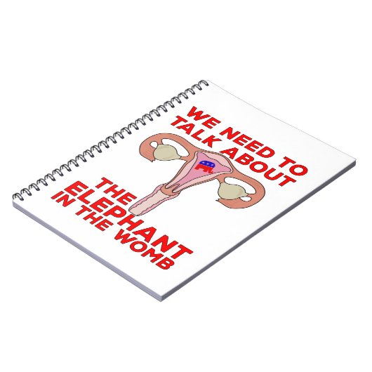 私たちは子宮の中の象について話す必要がある ノートブック (左側)