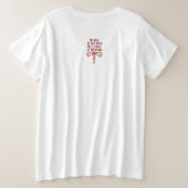 私たちは子宮の中の象について話す必要がある プラスサイズTシャツ (デザイン裏面)