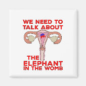 私たちは子宮の中の象について話す必要がある マグネット (正面)