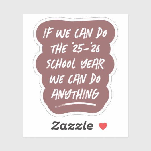 私たちは学校の年の先生を何でもできる シール (シート)