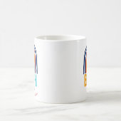 私たちは学校の最後の日に学校の終わりだ教え コーヒーマグカップ (中央)