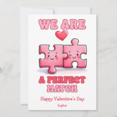 私たちは完全なレトロおもしろいバレンタインデー シーズンカード (正面)