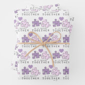 私たちは完全に一緒にラッピング紙シート ラッピングペーパーシート (インサイチュ)