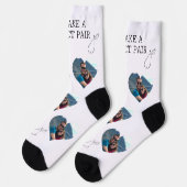 私たちは完璧なペアのハート写真を作る ソックス (左)