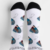 私たちは完璧なペアのハート写真を作る ソックス (上部)