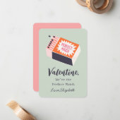 私たちは完璧なマッチ子供のバレンタインデー ノートカード (正面/裏面インサイチュ)