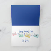 私たちは完璧なミックスのカセットテープのバレンタインデー シーズンカード (内部)