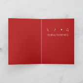 私たちは完璧なミックスのバレンタイン シーズンカード (内部)