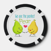 私たちは完璧な梨だ |バレンタインデー |愛 ポーカーチップ (裏面)