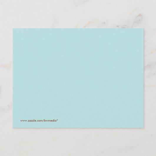 私たちは家のはがきを上回った 案内ポストカード (裏面)