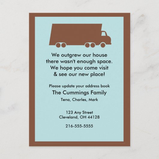 私たちは家のはがきを上回った 案内ポストカード (正面)