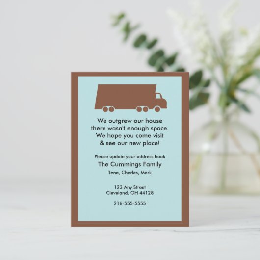 私たちは家のはがきを上回った 案内ポストカード (スタンド正面)