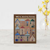 私たちは家のカードを移動している カード (黄色い花)