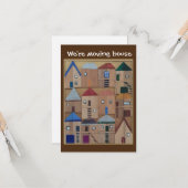 私たちは家のカードを移動している カード (正面/裏面インサイチュ)