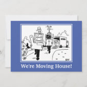 私たちは家の案内カードを移動している。 案内状 (正面)