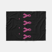 私たちは家族の友人である乳がんAw フリースブランケット (正面(横))