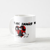 私たちは家族ゲイ/レズビアン家族2人の女性と犬 コーヒーマグカップ (正面左)