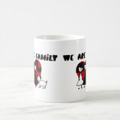 私たちは家族ゲイ/レズビアン家族2人の女性と犬 コーヒーマグカップ (中央)