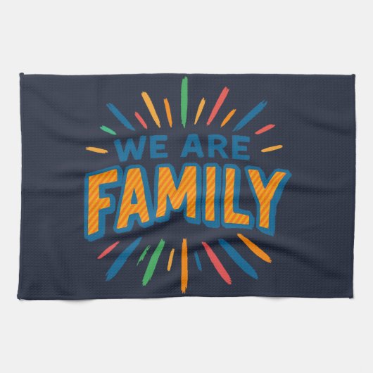 私たちは家族1 キッチンタオル (横)