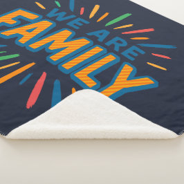 私たちは家族1 シェルパブランケット