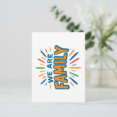 私たちは家族1 ポストカード (スタンド正面)