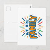 私たちは家族1 ポストカード (正面/裏面)