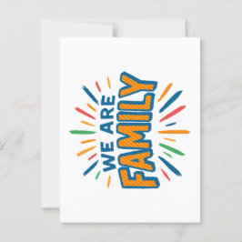 私たちは家族1 ポストカード