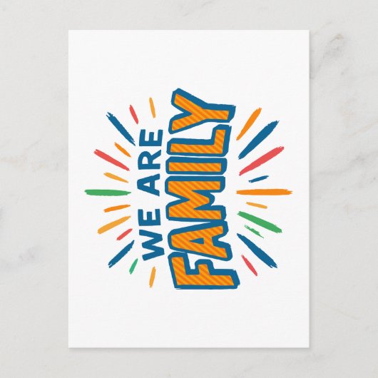 私たちは家族1 ポストカード (正面)