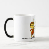 私たちは小さな会話はしない。皮肉とおかわりを提供する。 モーフィングマグカップ (左)