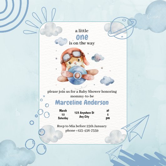 私たちは小さな赤ちゃんシャワーの招待を待つことができる 招待状