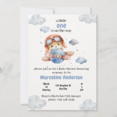 私たちは小さな赤ちゃんシャワーの招待を待つことができる 招待状 (正面)