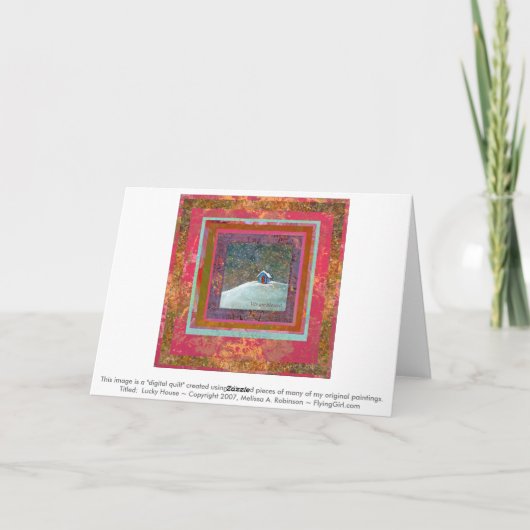 私たちは小賛美さな家の雪の冬芸です シーズンカード (裏面)