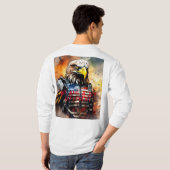 私たちは少違うしはっきりしたい – 文Tシャツ Tシャツ (裏面フル)