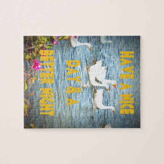 私たちは常に離れお客様の幸せと満足。 ジグソーパズル (横)