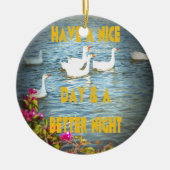 私たちは常に離れお客様の幸せと満足。 セラミックオーナメント (正面)