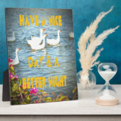 私たちは常に離れお客様の幸せと満足。 フォトプラーク (側面)